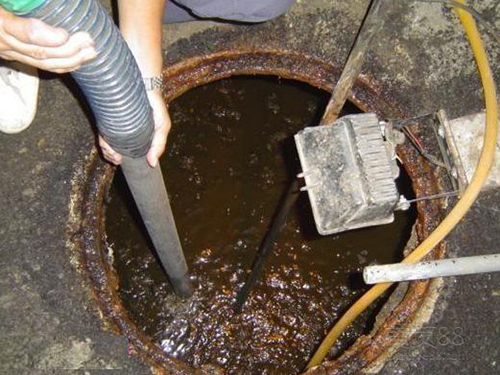 竟陵街道隔油池清理