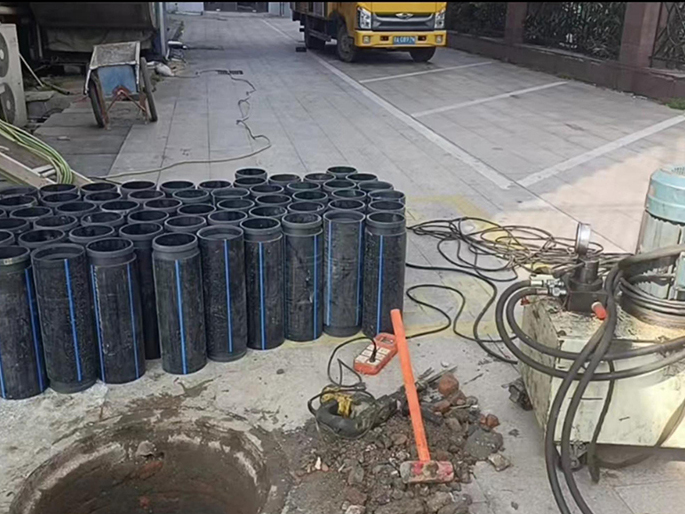 竟陵街道PE置换管厂家 DN315置换管 非开挖管短管置换